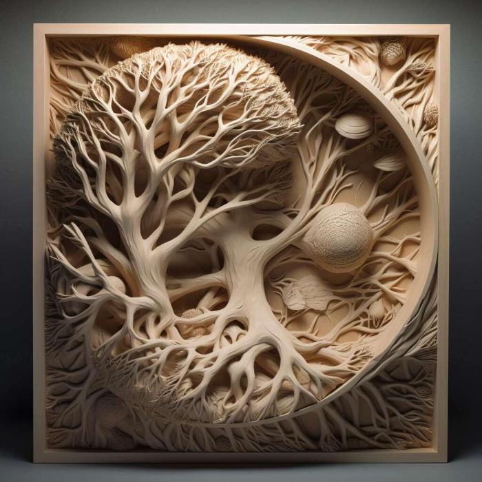 نموذج ثلاثي الأبعاد لآلة CNC 3D Art 